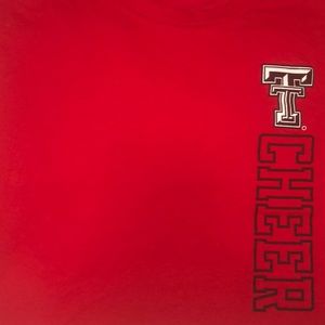 Red “TTU CHEER” shirt